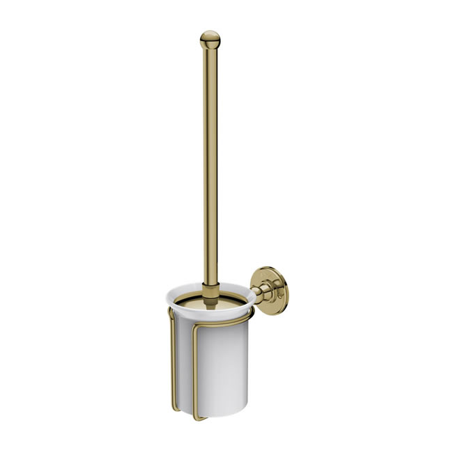 WC brush holder - gold